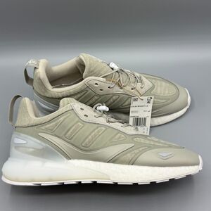 Adidas Zx 2K Boost 2.0 Lace Up Mens Beige Sneakers Casual Shoes Size 8.5